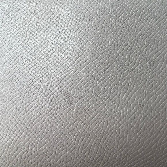 💜BVLGARI BVLGARI Nappa LEATHER Bifold Long WHITE Silver Clip Accent WALLET💜 - Picture 5 of 16